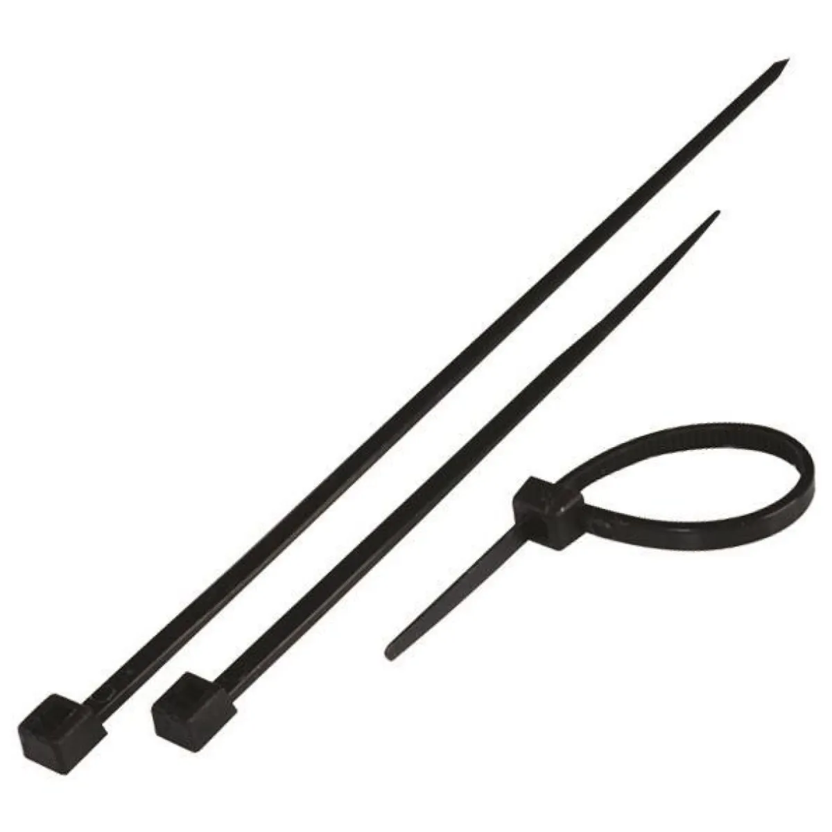 Coliere NEGRE din Nylon 66 94V-2 UL  450X4.8 mm (100buc/punga)