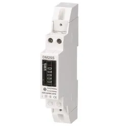 Contor analogic monofazic cu fixare pe sina (1 modul) 230V 45A 