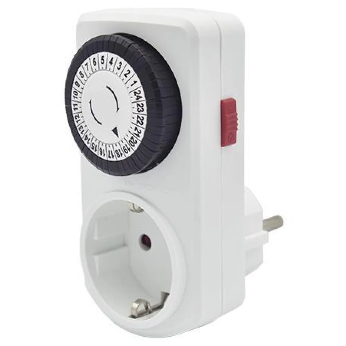 Priza cu programator analogica 24H 16A 220-240V IP20
