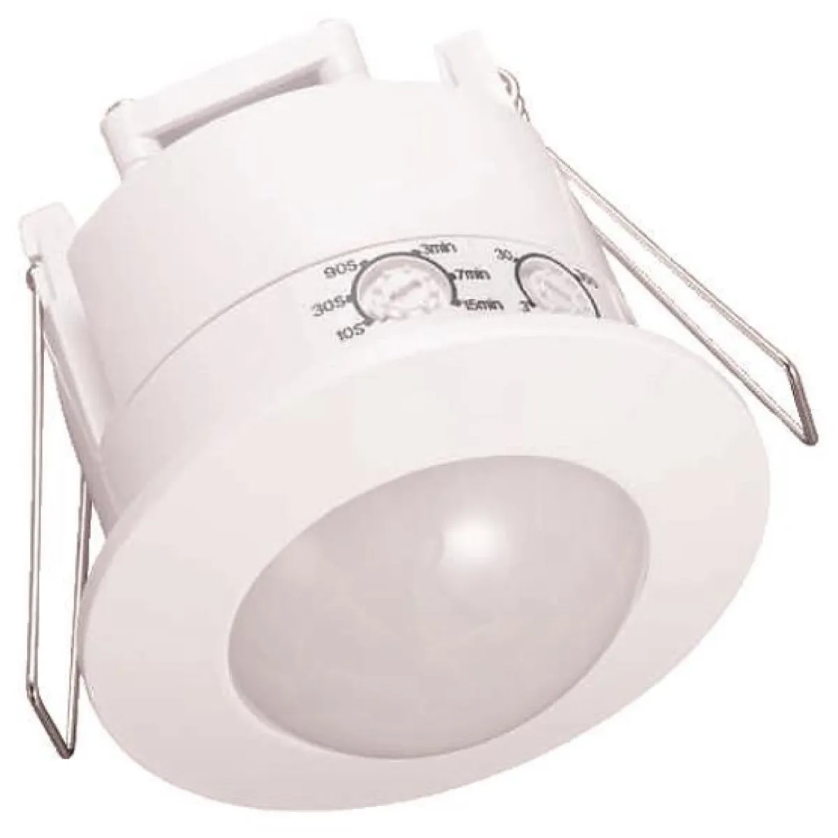Senzor de miscare 360o incastrat ALB (infrarosu) de tavan 5,5A 300W LED 220-240V IP20