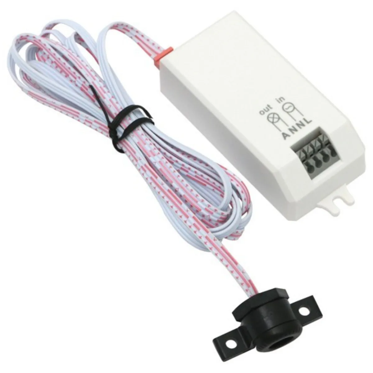 Senzor de miscare pentru scari (infrarosu) alb 5A 200W LED 220-240V IP20 1