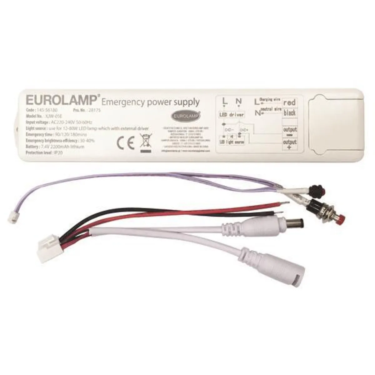 KIT pentru iluminatul de siguranta 24-80V DC 12-80W 2200mA