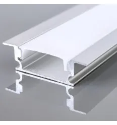 Profil Ingropat Aluminiu Dispersor 2000X23.6X6.5Mm 90° IP44