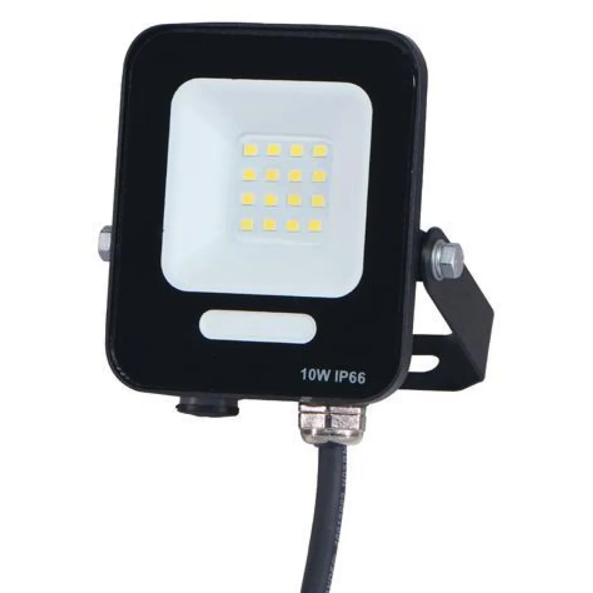 PROIECTOR CU LED-uri SMD 10W NEGRU IP66 6500K PLUS