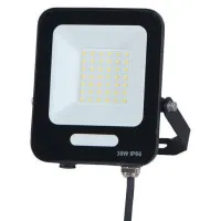 PROIECTOR CU LED-uri SMD 30W NEGRU IP66 6500K PLUS