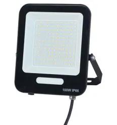 Proiector LED SMD 100W Negru IP66 Alb Rece 6500K 120 Lm/W