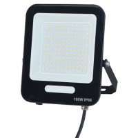 Proiector LED SMD 100W Negru IP66 Alb Rece 6500K 120 Lm/W  1
