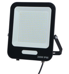 Proiector LED SMD 200W negru IP66 alb rece 6500K