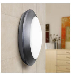 Plafoniera 1xE27 IP66 Neagra Berta