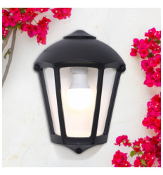 Aplica 1XE27 IP55 Neagra Fabio