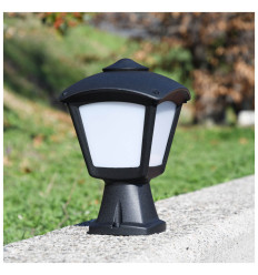 Lampa Gradina 1XE27 IP55 Neagra Roby