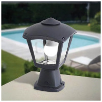 Lampa Gradina 1XE27 IP55 Neagra Roby  2