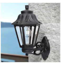 Aplica 1XE27 IP55 Neagra Anna