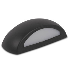 Aplica 6W LED E27 2700k IP66 Neagra Francy
