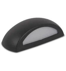 Aplica 6W LED E27 2700k IP66 Neagra Francy