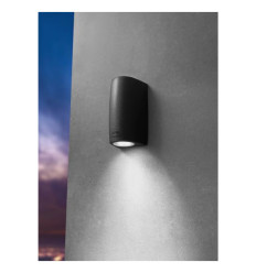 Aplica 6W GU10 2700K-4000K IP55 LED Neagra Marta
