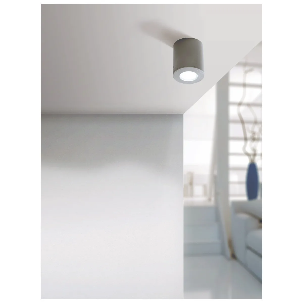 Aplica 6W GU10 2700K-4000K IP55 LED Gri Franca  1