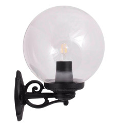 Aplica 1xE27 Negru Opal IP55 Bisso