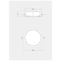 Spot Downlight LED IP65 10W CCT  3