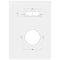 Spot Downlight LED IP65 10W CCT  3