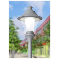 Corp Iluminat Pentru Gradina LED 50W E27 Gri Remo  1