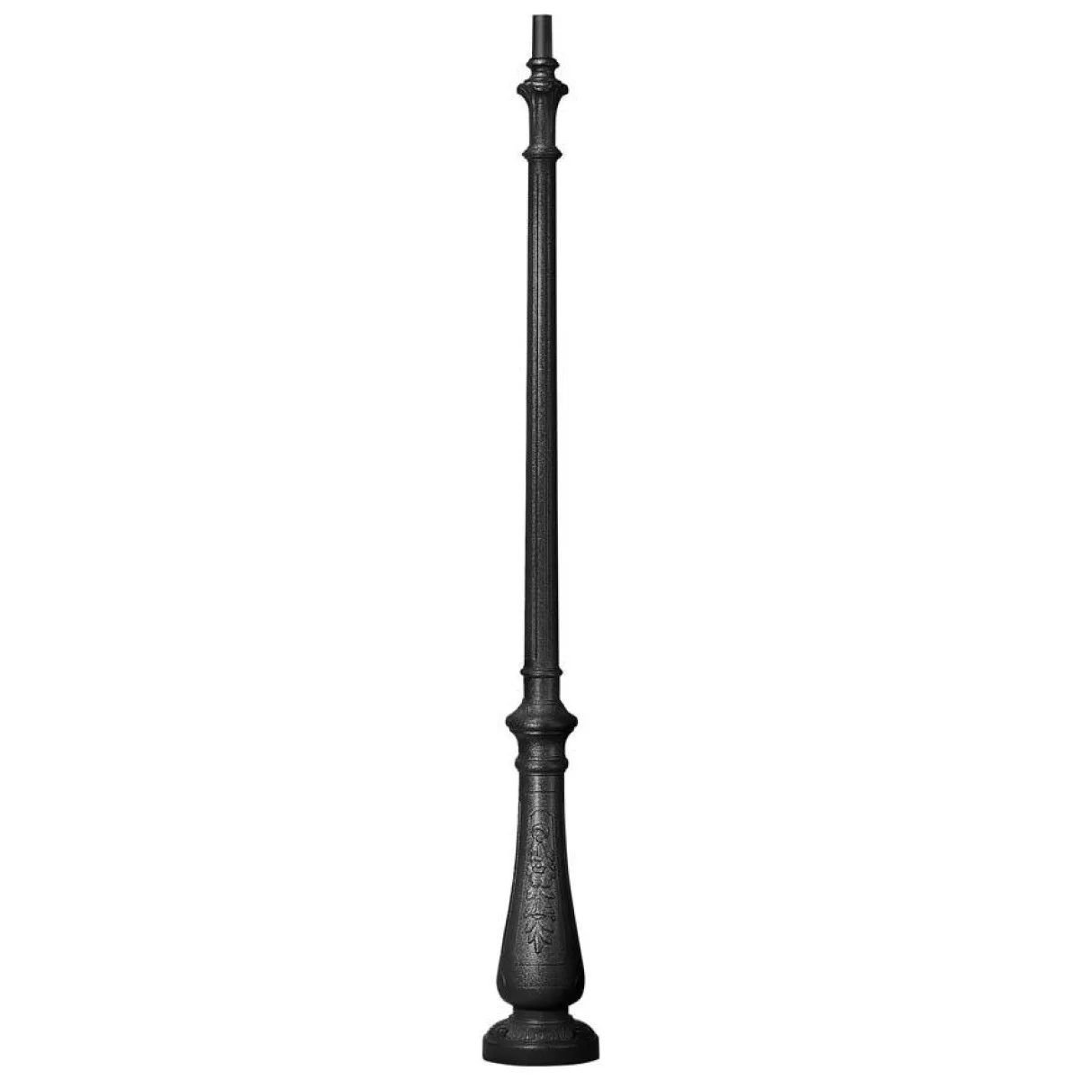 Stalp Gradina 2.5M Negru cu Usita Nebo  1
