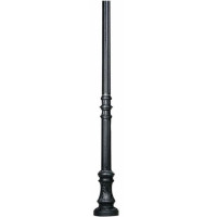 Stalp Gradina cu Usita 4M Negru Karmel  3