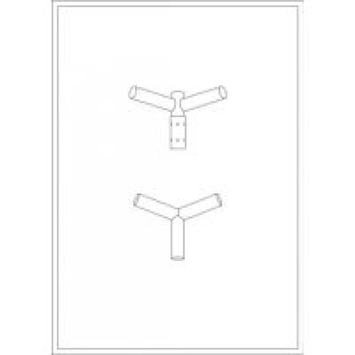 Brat Triplu Drept 120° 0.2M  1