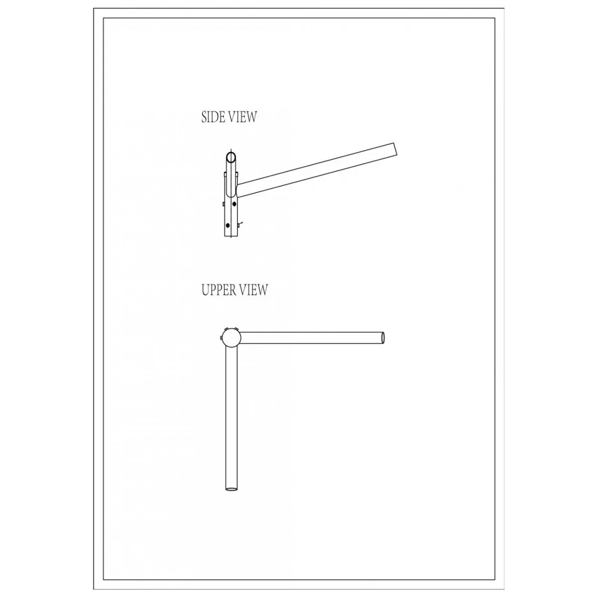 Brat Dublu Drept 90° 1.5M  1