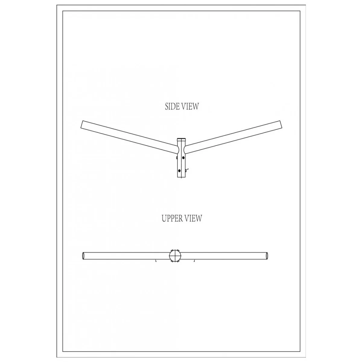 Brat Dublu Drept 180° 0.5M  1