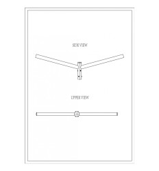 Brat Dublu Drept 180° 1.5M
