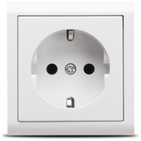 Priza Schuko PT Alb  1