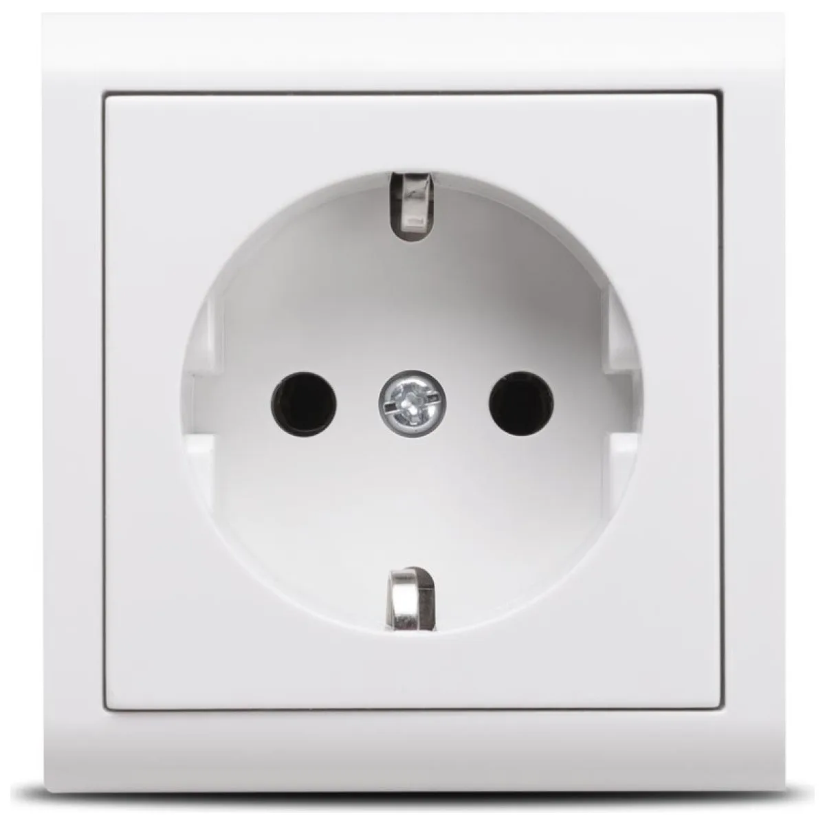Priza Schuko PT Alb  1