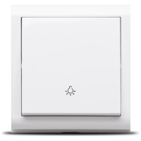 Intrerupator Iluminat Scara PT Alb  1