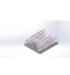 Conector Prelungire "I" Banda LED COB RGB IP20 12V/24V Pcb 10mm Pin 7.2mm