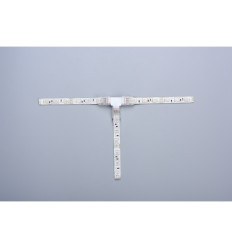 Conector Prelungire "T" Banda LED SMD RGB IP65 12V/24V Pcb 10mm Pin 7.2mm