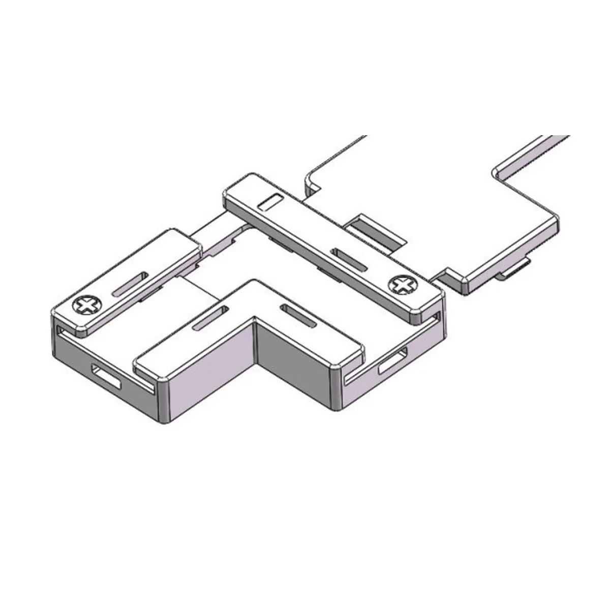 Conector Prelungire "T/L" Banda LED IP20 12V/24V Pcb 10mm Pin 6.7mm  1