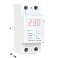 Releu de Tensiune Zubr D2-63 Pe Sina Din 63A  3