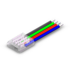 Conector Alimentare Banda LED RGB IP20 12V/24V Pcb 10mm Pin 7.2mm 16cm