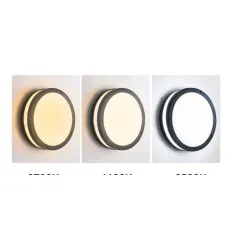 Plafoniera LED 40W IP65 3CCT IP65 Neagra