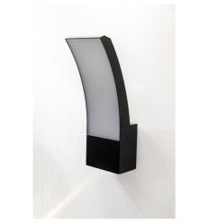 Aplica LED Exterior Neagra 12W 3000K IP65 230V