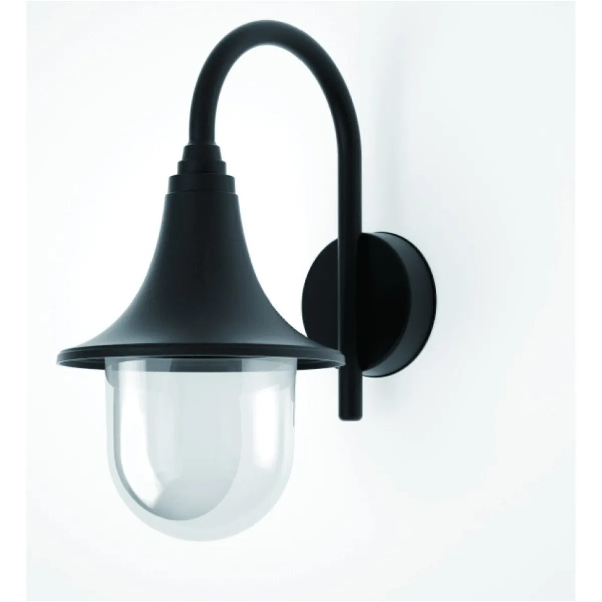 Felinar Perete Glob Black 230V/40W E27 IP44  1