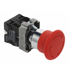 Buton Tip Ciuperca ST Oprire de Urgenta 1nc 230V 3A Rosu