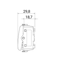 Intrerupator Cap Cruce Alb 1modul Chorus - Gw10091  3