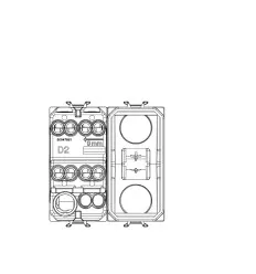 Intrerupator Cap Cruce Alb 2module Chorus - Gw10101