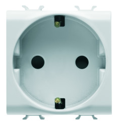 Priza Shucko Alb 2module Chorus - Gw10241