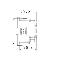 Priza Shucko Rosu 2module Chorus - Gw10251  3