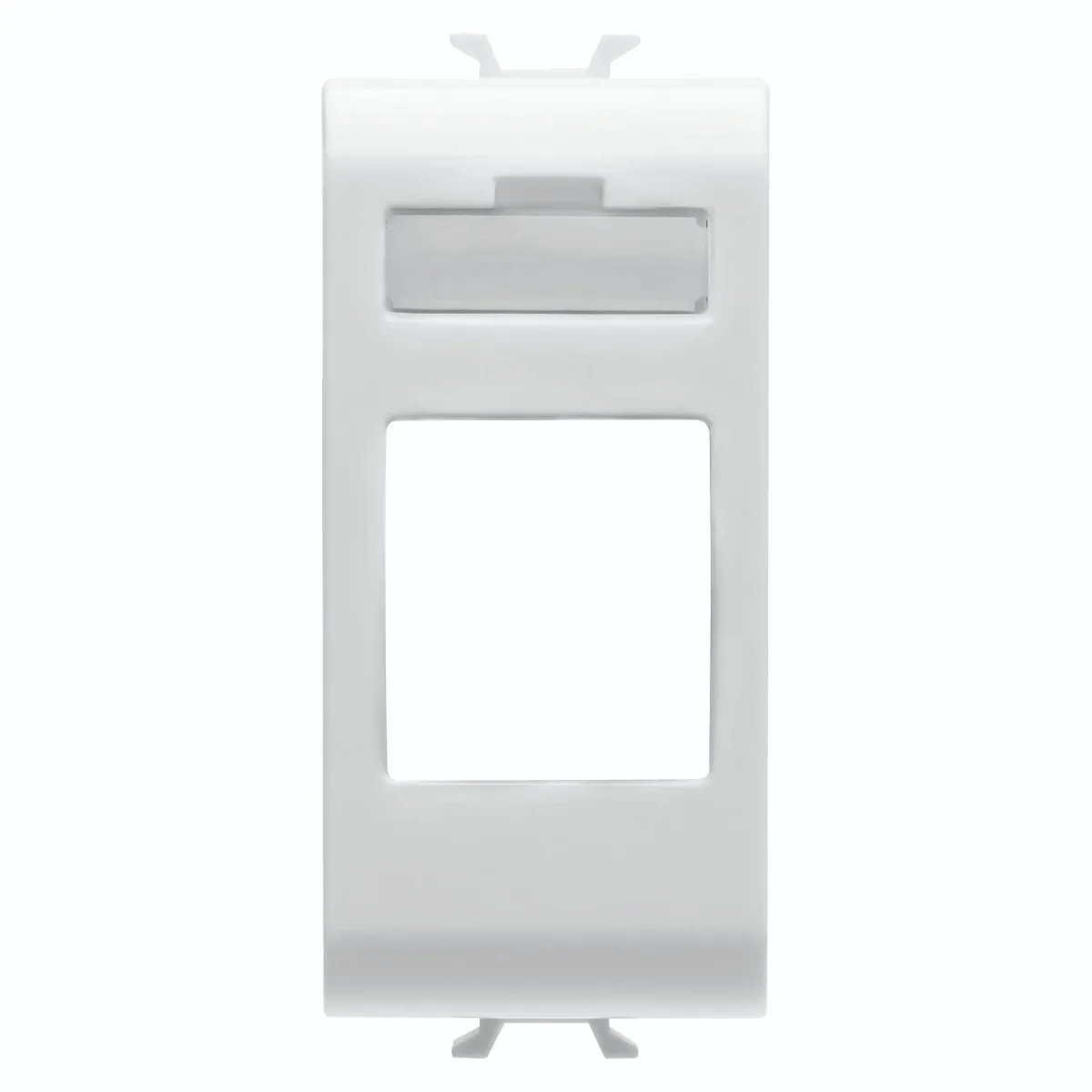 Masca Conector Rj45 Alb 1modul Chorus - Gw10431  1