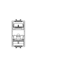 Priza Rj45 - Categoria 6 - Utp - Chorus Negru 1M Gw12423  2