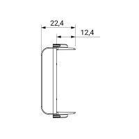 Masca Conector Rj45 Negru 1modul Chorus - Gw12431  3
